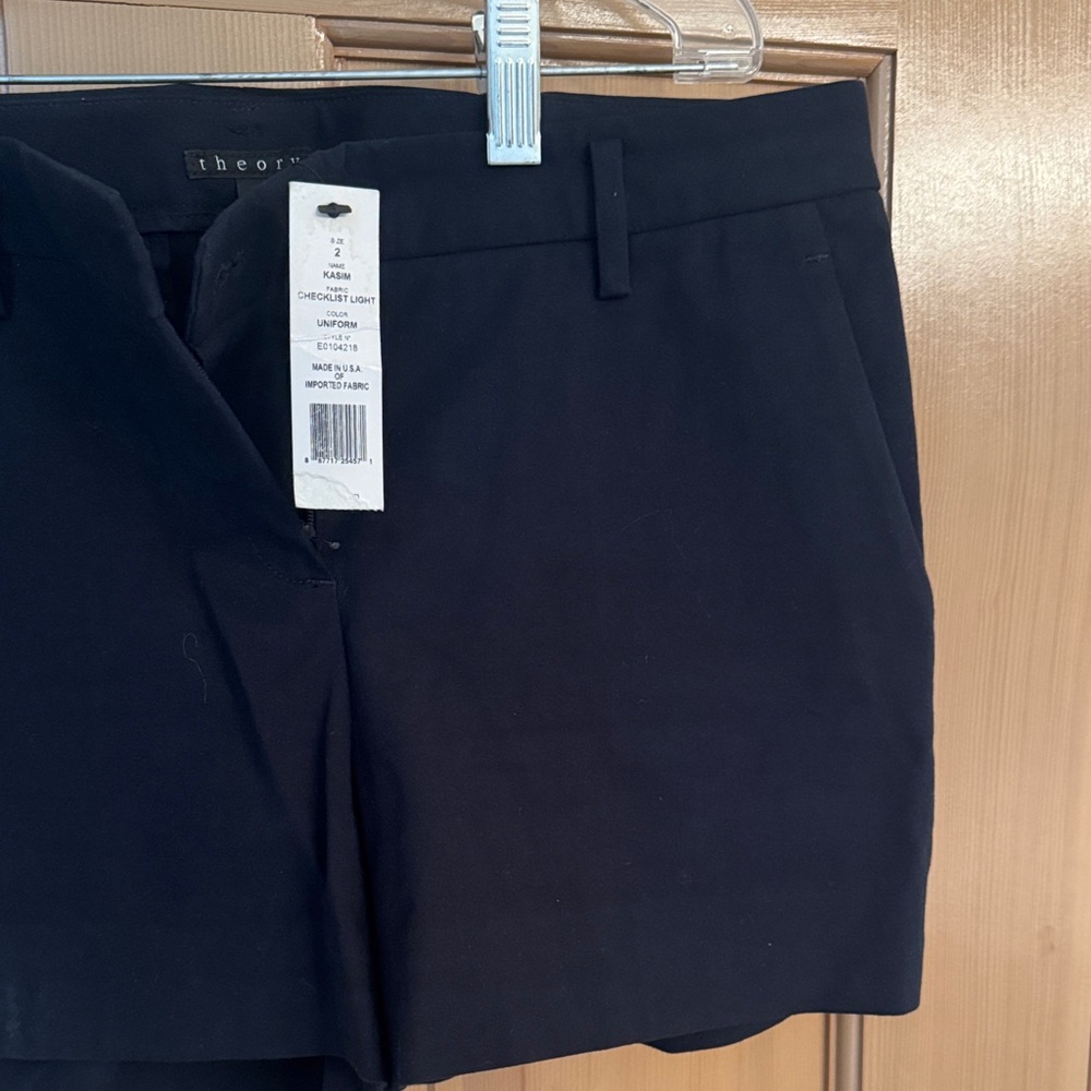 Theory Women's Dark Navy Shorts